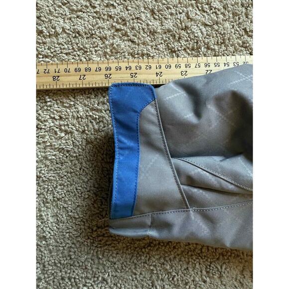 Descente Full Zip Insulated Hooded Ski Jacket Coat Parka Gray/Blue Men's Medium - Picture 11 of 13